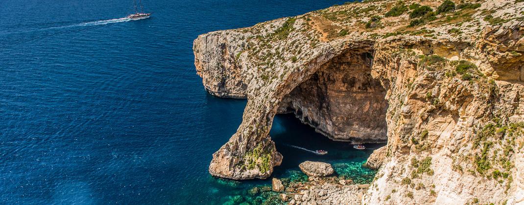 Blue Grotto - výlet lodí